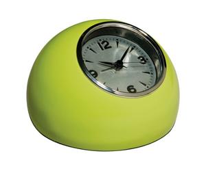 Premier Housewares 2200440 Horloge/Réveil de Table Rétro en Métal Vert Lime