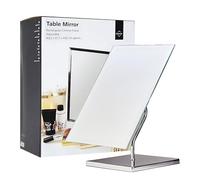 Premier Housewares 2401012 Miroir de Table Réglable Rectangulaire Cadre Chromé