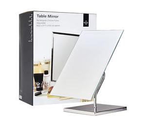 Premier Housewares 2401012 Miroir de Table Réglable Rectangulaire Cadre Chromé
