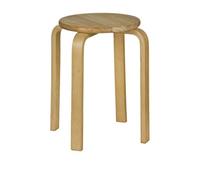 Premier Housewares 2402244 Tabouret de Bar Empilable en Bois d'Hévéa Tropical