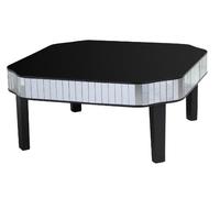 Premier Housewares 2402520 Clavier Table Basse en Noir + Miroir
