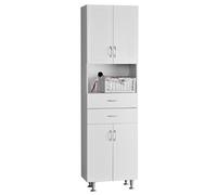 Premier Housewares 2402927 Aspen Meuble de Salle de Bain MDF/PVC Blanche Laqué