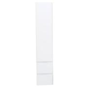 Premier Housewares 2402938 Largo Armoire de Salle de Bain MDF Finition Peinte Blanc Laqué