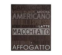 Premier Housewares 2800696 Plaque Murale Motif Macchiato MDF