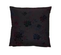 Premier Housewares 5001177 Coussin Profond Design Floral Effet Soie Velours Coton Pourpre 45 x 1 cm