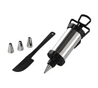 Premier Housewares 9101900 gâteau et Cookie Ensemble de glaçage, Acier inoxydable, Noir