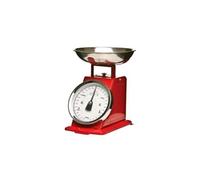 Premier Housewares Balance de cuisine mécanique Bol inox Rouge 3 kg