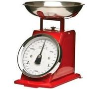 Premier Housewares Balance de cuisine mécanique Bol inox Rouge 3 kg