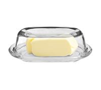 Premier Housewares Beurrier en Verre avec Fermeture hermétique 12 x 7 x 18 cm