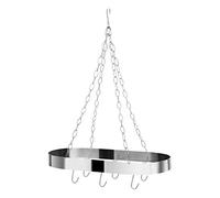 Premier Housewares Crochet Ovale de Plafond avec Crochet Chromé Chrome-Argent