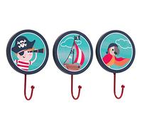 Premier Housewares Crochets muraux Pirates (1 aléatoire)