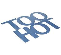 Premier Housewares Dessous de Plat Too Hot, Métal, Bleu, 18 x 21 x 1 cm