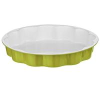 Premier Housewares Ecocook Lime Plat en Acier au Carbone Revêtement céramique Vert 29 x 29 x 5 cm