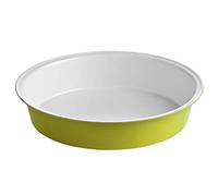 Premier Housewares Ecocook Moule à gâteau en Acier Carbone Revêtement céramique Vert Citron 26 x 26 x 5 cm