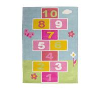 Premier Housewares Enfants Tracteur Tapis, Coton, Coton, Multicolore, 140 x 100 x 3 cm