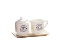 PREMIER HOUSEWARES ENSEMBLE SUCRE ET CREME "VINTAGE HOME"