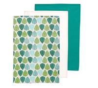 Premier Housewares Feuille Thé Serviettes, Lot de 3, Orange