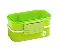 Premier Housewares Grub Tub Boîte à déjeuner avec 2 récipients et Couverts Vert