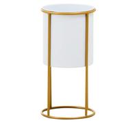 Premier Housewares Jardinière Blanc/doré Taille Unique