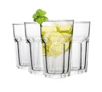 Premier Housewares Luxor gobelets Verre, 9 x 9 x 14 cm