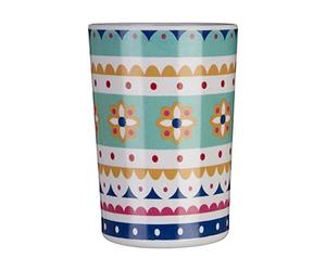 Premier Housewares MIMO Bazaar Gobelet 340 ML, Mélamine, Multi/colorées, 8 x 8 x 11 cm