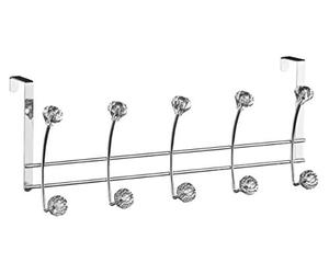 Premier Housewares Patère avec 10 Crochets et Pierres Imitation Diamant Chromé