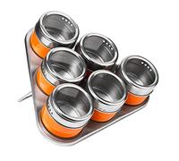 Premier Housewares Plateau magnétique avec 6 Pots à épices