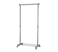 Premier Housewares Portant à vêtements avec roulettes Chromé