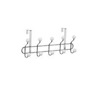 Premier housewares porte-manteau à suspendre 10 crochets boutons en céramique blanc/chrome