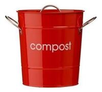 PREMIER HOUSEWARES POUBELLE À COMPOST (ROUGE) Rouge G