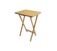 Premier housewares table d'appoint pliable bois naturel 65 x 49 x 39 cm