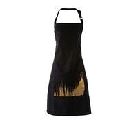 Premier Housewares Tablier, Coton, Noir/Or