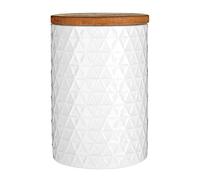 Premier Housewares Tri, Céramique, Blanc, 10 x 10 x 15 cm