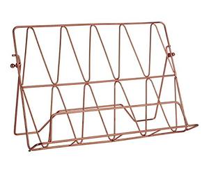 Premier Housewares Vertex - Plaqué cuivre, Métal, cuivré, 17 x 30 x 21 cm