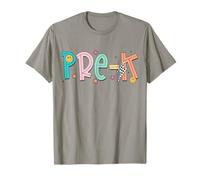 Premier jour à carreaux rétro Pre-K Crew pour les enfants de Pre-K Teacher T-Shirt