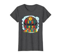 Premier Jour de célébration impressionnante pour la Maternelle T-Shirt, Femme, Chiné Foncé, S