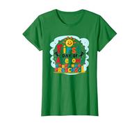 Premier Jour de célébration impressionnante pour la Maternelle T-Shirt, Femme, Vert Kelly, XL