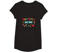 Premier Jour de la Maternelle : Aventure passionnante à la première école T-Shirt, Fille, Noir, S