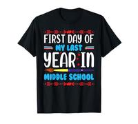 Premier jour de ma dernière année au collège Retour à l'école T-Shirt
