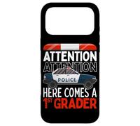 Premier Jour d'école 2025 1ère année Attention Police Coque pour iPhone 17 Pro Max