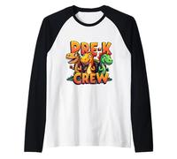 Premier Jour d'école de Pre-K Crew Dinosaur Lover T-Rex Dino Manche Raglan