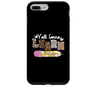 Premier Jour d'école de Teacher Leopard, Vous Allez Tous Apprendre Aujourd'hui Coque pour iPhone 7 Plus/8 Plus