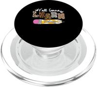 Premier Jour d'école de Teacher Leopard, Vous Allez Tous Apprendre Aujourd'hui PopSockets PopGrip pour MagSafe