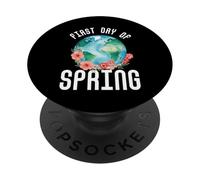 Premier Jour du Printemps Joyeux Pâques Mars Equinoxe Ostara PopSockets PopGrip Adhésif