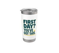 Premier jour ? Vous avez de la motivation pour ce matin Gobelet isotherme en acier inoxydable double paroi