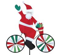 Premier Kite PKBISAN_GPETIT Girouette Père Noel à Vélo, Multicolore, 52 x 8 x 110 cm