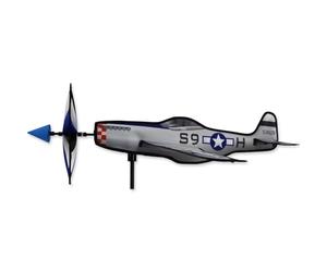 Premier Kite PKMUST_GPETIT Girouette Avion, Multicolore, 51 x 54 x 88 cm