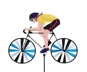Premier Kites Girouette Moulin à Vent Road Biker Cycliste Spinner 22 Femme, PKGIRBL22, Multicolore