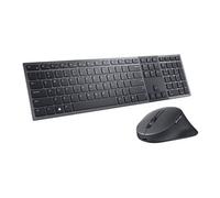 Premier KM900 - Ensemble clavier et souris - collaboration - rétroéclairé - sans fil - 2.4 GHz, Bluetooth 5.1 - QWERTY - Pan Nordic - graphite - avec
