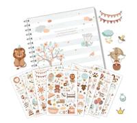 Premier livre des jalons,Livre des premiers jalons - Livre de souvenirs de jalons Livre de records de première année pour,Fournitures simples pour, journal sans pour